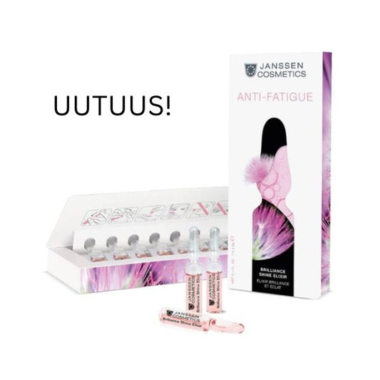 Janssenin Anti-Fatigue ampullipakkaus avattuna.